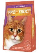 Сухой корм для кошек Proхвост с кроликом, 350г